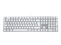CHERRY KC 200 MX - Clavier - USB - QWERTZ - Allemand - commutateur : CHERRY MX2A Brown - blanc - emballage sans plastique