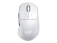 CHERRY Xtrfy M64 Pro - Souris - ergonomique - optique - 5 boutons - sans fil - 2.4 GHz - récepteur sans fil USB - blanc