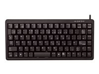 CHERRY Compact-Keyboard G84-4100 - Clavier - PS/2, USB - Pan Nordic - noir