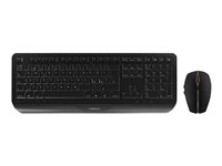 CHERRY GENTIX DESKTOP - Ensemble clavier et souris - sans fil - 2.4 GHz - Pan Nordic - noir