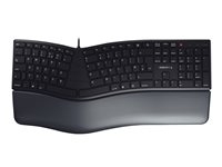 CHERRY KC 4500 ERGO - Keyboard - USB - QWERTY - UK - black