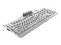 CHERRY SECURE BOARD 1.0 - Clavier - avec NFC - USB - Italien - commutateur : CHERRY LPK - blanc/gris