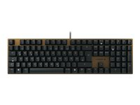 CHERRY KC 200 MX - Keyboard - USB - QWERTZ - German - key switch: CHERRY MX2A Silent Red - black, bronze
