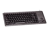 CHERRY Compact-Keyboard G84-4400 - Clavier - USB - Italien - noir
