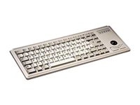 CHERRY Compact-Keyboard G84-4400 - Clavier - USB - Anglais - gris clair