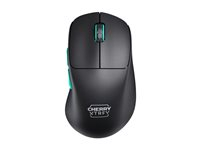CHERRY Xtrfy M64 - Souris - ergonomique - optique - 5 boutons - sans fil - 2.4 GHz - récepteur sans fil USB - noir