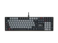 CHERRY MX 500 MX LP - Clavier - 100% - full size - rétro-éclairé - USB-C - QWERTZ - Allemand - commutateur : CHERRY MX Low Profile 2.0 Ivory - noir