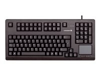 CHERRY TouchBoard G80-11900 - Clavier - avec pavé tactile - USB - QWERTZ - Pan Nordic - commutateur : CHERRY MX Gold - noir