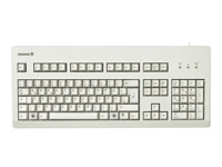 CHERRY G80-3000 - Clavier - PS/2, USB - US - commutateur : CHERRY MX Brown - gris clair