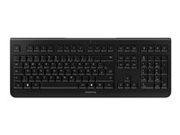 CHERRY KW 3000 - Toetsenbord - weinig geluid, volledige grote - draadloos - 2.4 GHz - QWERTZ - Duits - zwart - verpakking zonder plastic