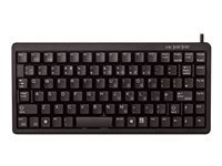 CHERRY Compact-Keyboard G84-4100 - Clavier - PS/2, USB - Allemand - noir