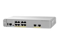 Cisco Catalyst 3560CX-8PT-S - Commutateur - Géré - 10 x 10/100/1000 (PoE+) - de bureau, Montable sur rack, Montage sur rail DIN, fixation murale - PoE+ (146 W)