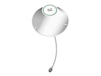 Cisco 4G Indoor Ceiling-Mount Omnidirectional Antenna - Antenne - 1,5 dBi (pour 700 - 960 MHz), 1 dBi (pour 700 - 960 MHz), 1,7 dBi (pour 1,7 - 2,2 GHz), 3,2 dBi (pour 1,7 - 2,2 GHz), 3 dBi (pour 2,5 - 2,7 GHz), 4 dBi (pour 2,5 - 2,7 GHz) - omni-directionnel - montable au plafond, mural, intérieur - blanc - pour 3G wireless Enhanced High-Speed WAN Interface Card