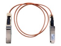 Cisco - Câble réseau - QSFP+ pour QSFP+ - 3 m - 3 m - fibre optique - SFF-8436 - actif - beige