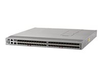 Cisco MDS 9148V - Switch - Beheerd - 48 x 64Gb Fibre Channel SFP+ - luchtstroom van achterkant naar voorkant - rack-uitvoering - met 48x 32 Gbps SW SFP+-zendontvanger
