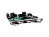 Cisco Catalyst 9400 Series Line Card - Commutateur - 24 x 100/1000/2.5G/5G/10GBase-T (UPOE) + 24 x 10/100/1000 (UPOE) - Module enfichable - UPOE (pack de 2) - pour P/N: C9407R-96U-BNDL-1E, C9410R-96U-BNDL-1A, C9410R-96U-BNDL-1E, C9410R-96UBNDLA-RF