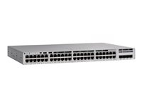 Cisco Meraki Catalyst 9200L-48P-4G - Commutateur - C3 - Géré - 48 x 10/100/1000Base-T (PoE+) + 4 x Gigabit SFP (liaison montante) - Montable sur rack - PoE+ (740 W) - AC