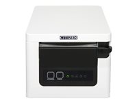 Citizen CT-S751 - Imprimante de reçus - thermique direct - Rouleau (8 cm) - 203 dpi - jusqu'à 350 mm/sec - USB 2.0, Bluetooth - outil de coupe - blanc