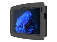 Compulocks Surface Go Space Enclosure Wall Mount - Boîtier - pour tablette - verrouillable - aluminium de haute qualité - noir - Taille d'écran : 10" - Interface de montage : 100 x 100 mm - montable sur mur - pour Microsoft Surface Go, Go 2, Go 3