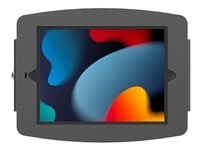 Compulocks Space - Boîtier - pour tablette - verrouillable - aluminium de haute qualité - noir - Taille d'écran : 10.2" - Interface de montage : 100 x 100 mm - montable sur mur