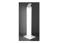 Compulocks - Pied - pour boîtier de tablette - marquable - métal - blanc - Taille d'écran : jusqu'à 24 pouces - posé sur le sol - avec Lighting Kit