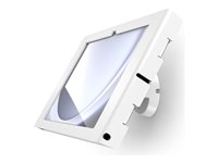 Compulocks Galaxy Tab A9+ Apex Enclosure Tilting Wall Mount - Kit de montage (enceinte) - caméra et capteurs avant/arrière exposés, inclinable - pour tablette - verrouillable - blanc - Taille d'écran : 11" - montable sur mur - pour Samsung Galaxy Tab A9+