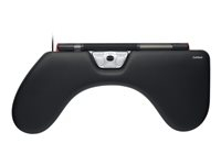 Contour RollerMouse Red Max - Gecentreerde muis - ergonomisch - met bekabeling - USB - rood - met ArmSupport