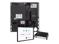 Crestron Flex UC-CX100-Z-WM - Pour Zoom Rooms - kit de vidéo-conférence (console d'écran tactile, mini PC) - certifié Zoom - noir - power adapter included