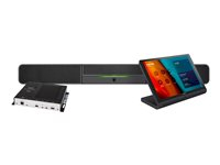 Crestron Flex UC-BX30-T - For Small Microsoft Teams Rooms - kit de vidéo-conférence (console d'écran tactile, barre son, mini PC) - noir