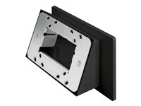 Crestron - Kit de montage (support, 2 faces avant, support de montage en angle, tapis adhésif) - multi-surface - pour écran tactile - plastique - noir uni - montable en surface, encastré dans le mur, fixation sur vitre - pour Crestron TSW-1070, 770/1070; Room Scheduling Touch Screen TSS-1070, 770; TSS-770 Series