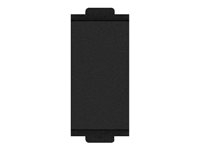 Crestron FlipTop FT2 Series - Plaque de sortie vierge - noir (pack de 10) - pour P/N: FT2-202-ELEC-PTL-B, FT2-500-ELEC-PTL-B