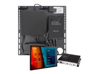 Crestron Flex UC-CX100-T-WM - Pour Microsoft Teams - Integrator Kit - kit de vidéo-conférence (console d'écran tactile, mini PC, émetteur) - noir - avec Wall Mounted Control Interface - power adapter included