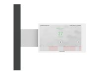 Crestron TSW-770/1070-MUMK-W - Kit de montage (support) - pour écran tactile - aluminium, acier - blanc - montable sur mur, montable en surface, fixation sur vitre - pour Crestron TSW-1070, TSW-770/1070; Touch Screen TSW-770