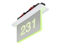 Crestron SSC-100-EL - Sans gravure - indicateur de disponibilité de salle de réunion - filaire - gris