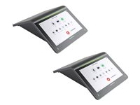 Crestron Flex UC-MM30-NC-Z-I - Pour les petites salles Microsoft Zoom - kit de vidéo-conférence (console d'écran tactile, mini PC, convertisseur HDMI vers USB 3.0) - noir - power adapter included