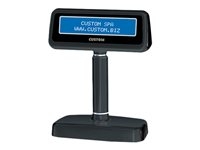 Custom QD DOUBLE - Affichage client - RS-232 - noir - RS-232 série