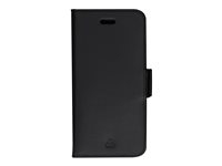 dbramante1928 Copenhagen Slim - Étui à rabat pour téléphone portable - cuir fleur - noir - pour Apple iPhone 14 Plus