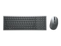 Dell Multi-Device KM7120W - Toetsenbord en muis set - draadloos - Bluetooth, 2.4 GHz - Duits - met 3 years NBD Advance Exchange - voor Latitude 3420, 5421, 5521; OptiPlex 3080, 5080, 70XX; Precision 3640, 7550; XPS 15 9510