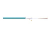 DIGITUS - Câble en vrac - fibre optique - 50 / 125 microns - OM3 - sans halogène, extérieur - turquoise
