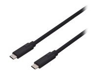 ASSMANN - Câble USB - USB-C (M) pour USB-C (M) - USB 3.1 Gen 2 - 1 m - moulé, support 4K - noir