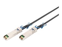DIGITUS - Câble d'attache directe 25GBase - SFP28 (M) pour SFP28 (M) - 5 m - bi-axial blindé - SFF-8432 - passif