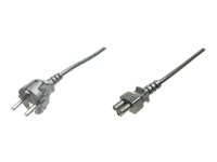 ASSMANN - Câble d'alimentation - IEC 60320 C5 pour power CEE 7/7 (M) - CA 250 V - 1.8 m - moulé - noir