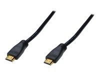 DIGITUS - HDMI-kabel - HDMI male naar HDMI male - 20 m - dubbel afgeschermd - zwart