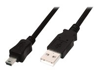 ASSMANN - Câble USB - USB (M) pour mini USB type B (M) - USB 2.0 - 3 m - moulé - noir