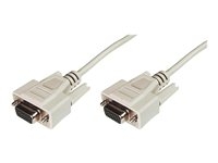 ASSMANN - Câble série - DB-9 (F) pour DB-9 (F) - 2 m - moulé - beige