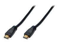 ASSMANN HDMI High Speed - Câble HDMI - HDMI mâle pour HDMI mâle - 10 m - double blindage - noir