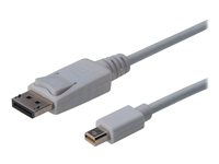 ASSMANN - Câble DisplayPort - Mini DisplayPort (M) pour DisplayPort (M) - 2 m - moulé - blanc