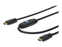ASSMANN HDMI High Speed with Ethernet - HDMI-kabel met ethernet - HDMI male naar HDMI male - 10 m - dubbel afgeschermd - zwart