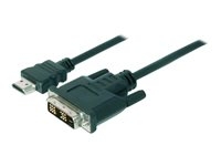ASSMANN - Câble adaptateur - DVI-D mâle pour HDMI mâle - 2 m - double blindage - noir