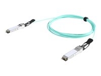 DIGITUS - Câble d'attache direct 40GBase-AOC - QSFP+ pour QSFP+ - 30 m - fibre optique - Active Optical Cable (AOC)